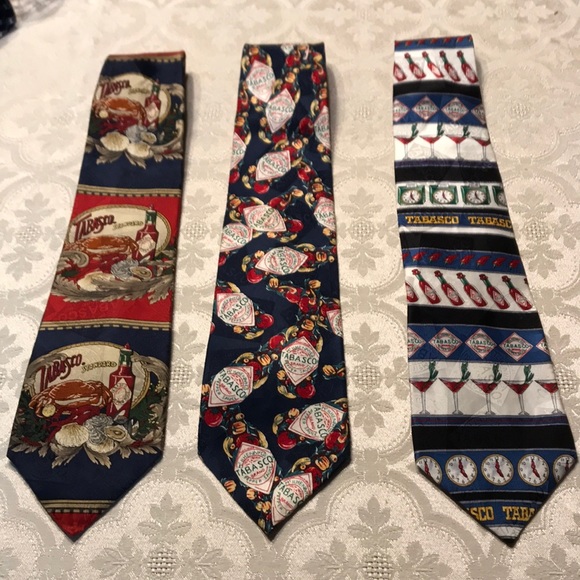 Tabasco Other - Tabasco ties 3 vintage silk